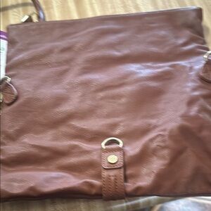 Elegant Brown Leather Women's Bag